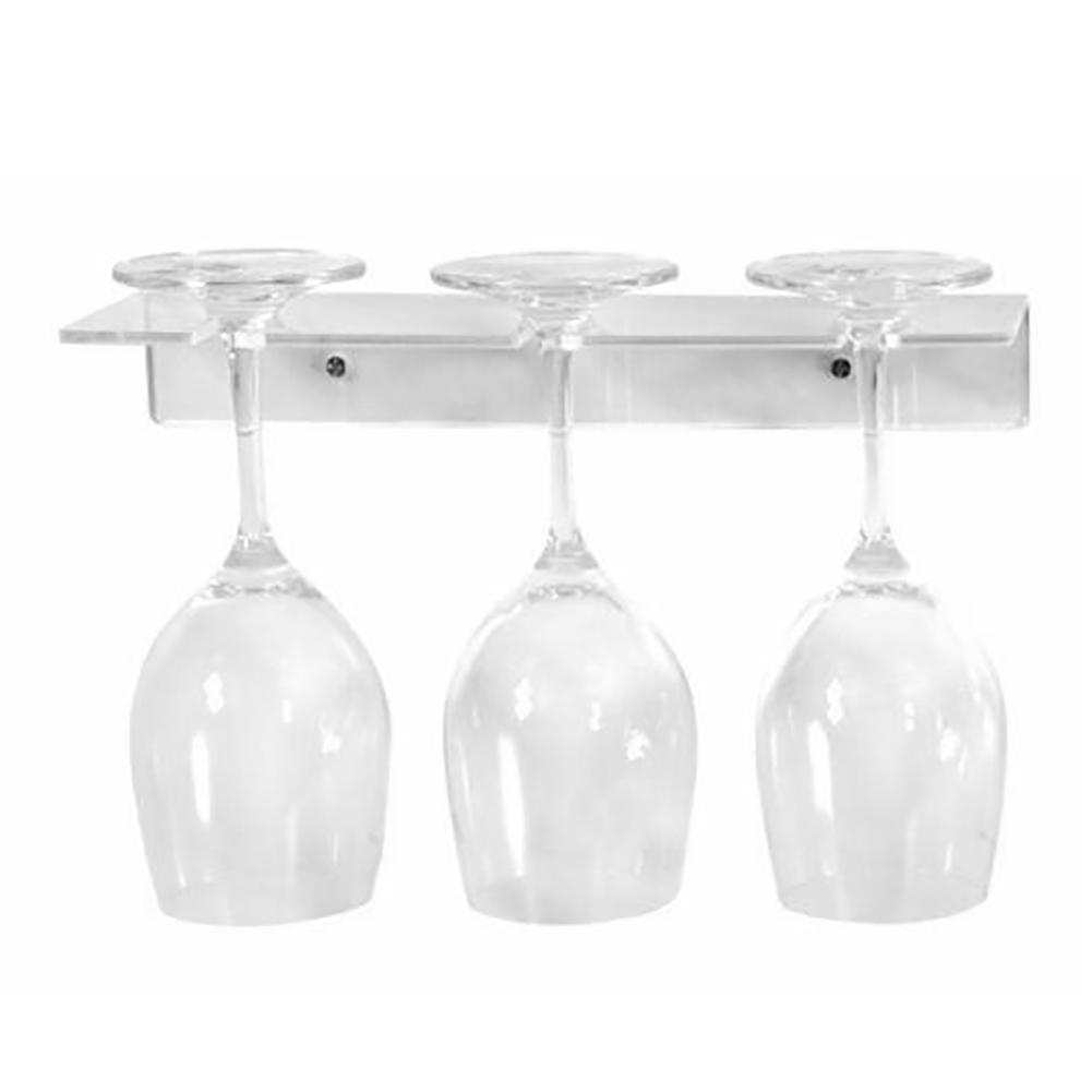 Clear Acrylic Wine Glass Rack Under Stemwa... Grandado