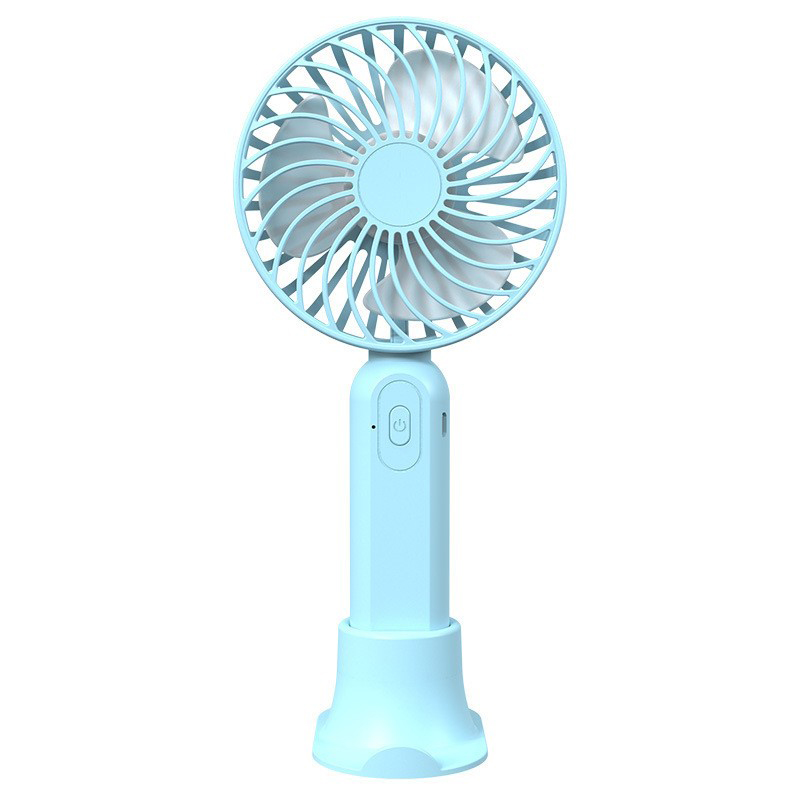 mini bærbar vifte, håndholdt usb-ladevifte, utendørs vifte, kjølende reiseventilasjonsvifte, praktisk å ta ut: Himmelblå