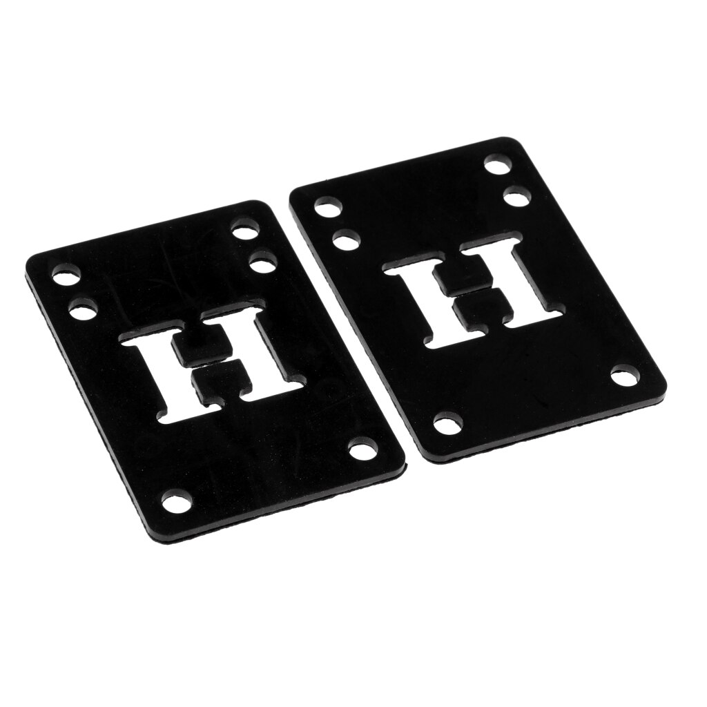2 stk gummi skateboard longboard riser stødpuder 3mm 72 x 52 x 3mm