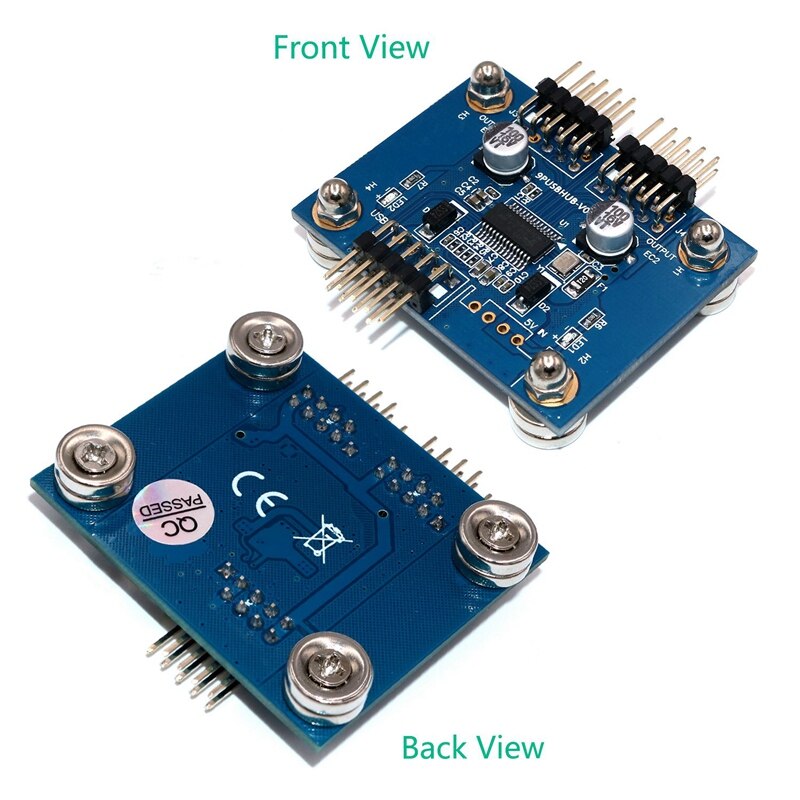 3-Port Usb 2.0 Hub Module Met Magnetische Voet Voor Desktop, Toetsenbord, Muis, Usb Flash Drive