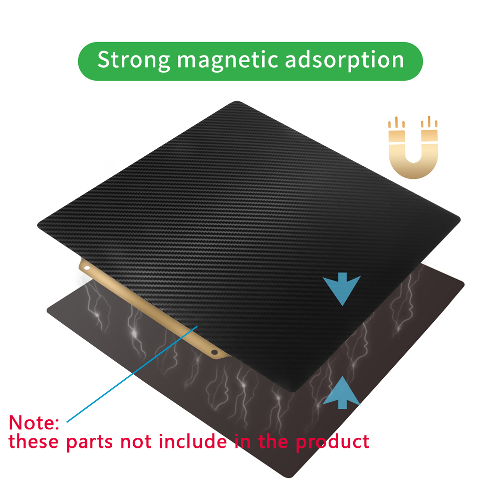 Magnetic Base 150/180/220/235/310mm Sticker With 3M Adhersive Magnetic Build Plate Tape For 3D Printer Platform Bed Ender 3 KP3S