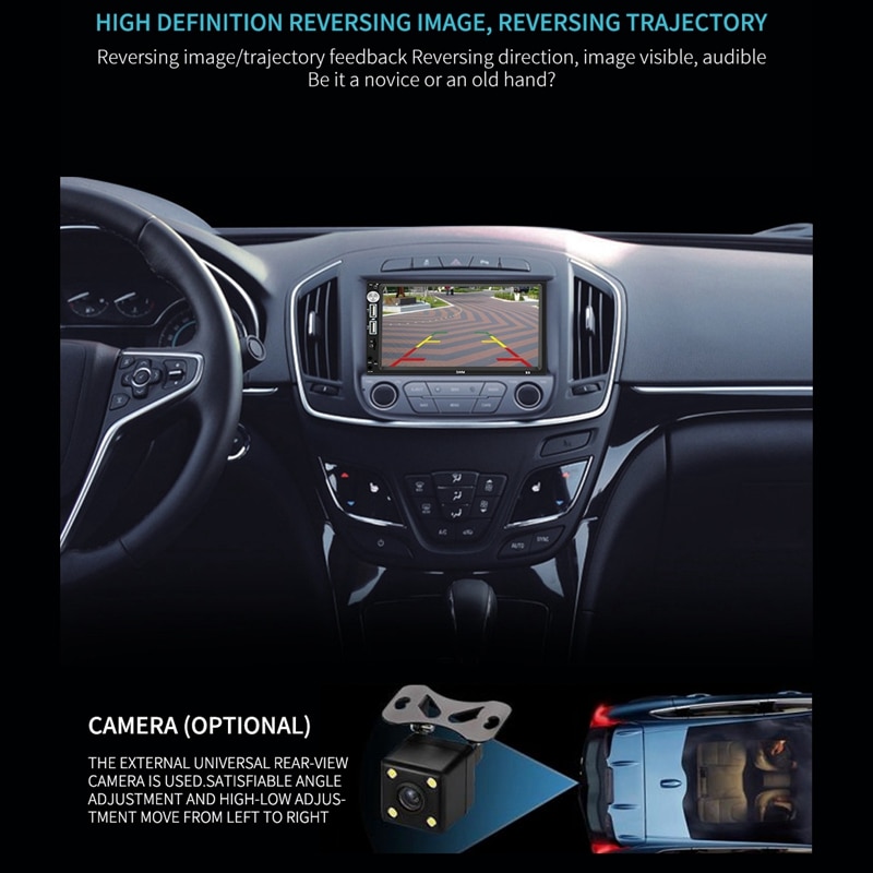 Uusi -7 tuuman autoradio autoradio  mp5 soitin stereovastaanotin 2 din autostereo tai radio para coche mirrorlink  x5
