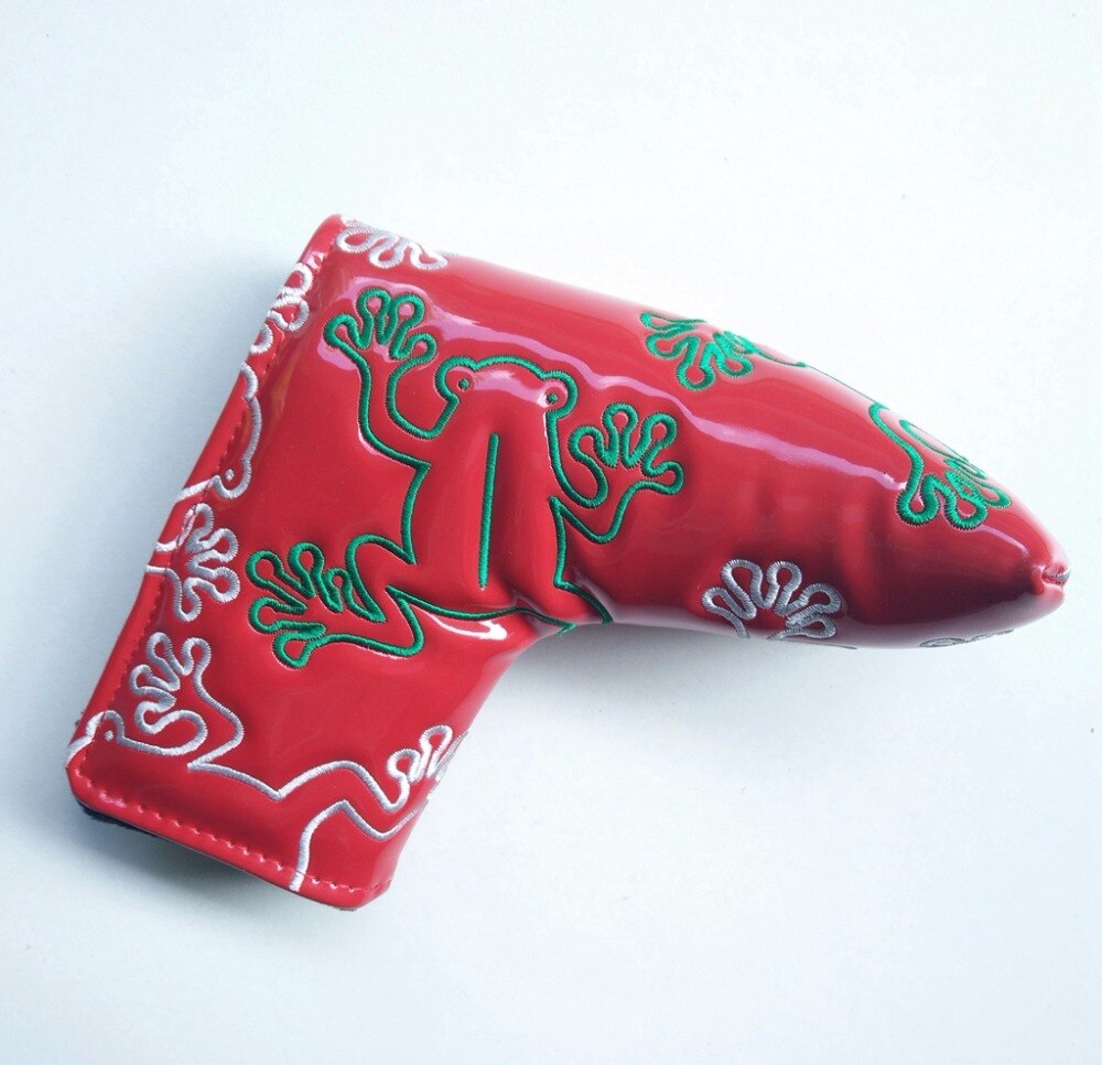 Alta qualidade 1 pc Sapo Sapo Cabeça Capas Para Tacos de Golfe Com Ímã de GOLFE Lâmina Putter Capa