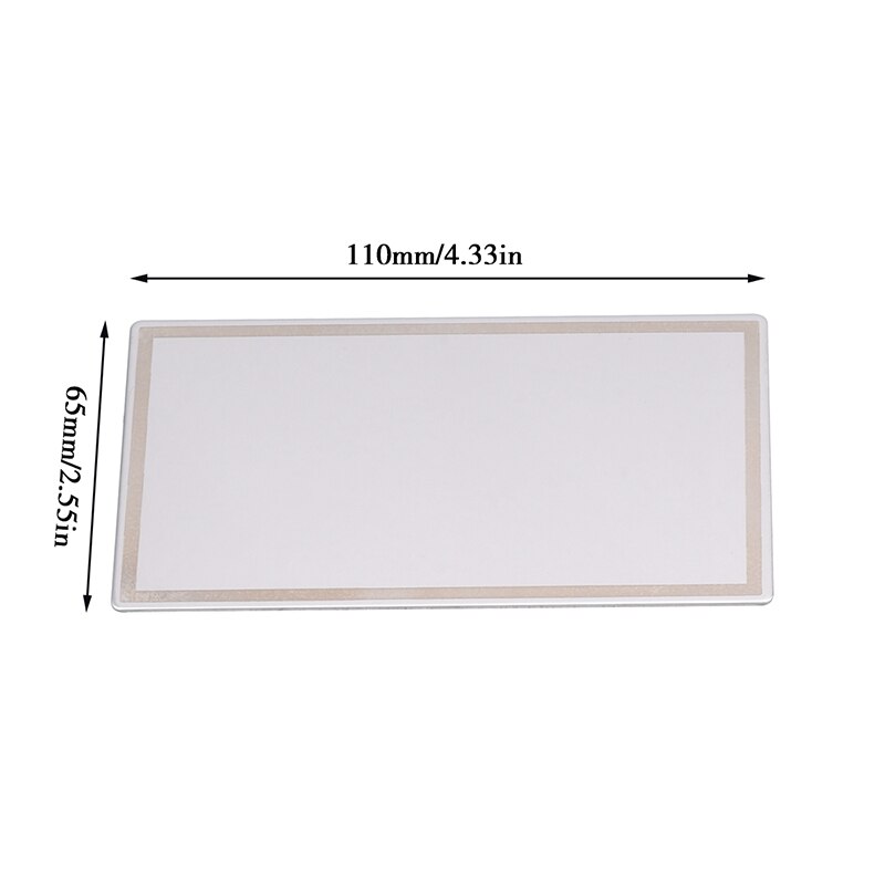 SPEEDWOW espejo de maquillaje para coche, espejo para visera, espejo Interior para coche, decoración para automóvil, espejo adhesivo de 110x65mm