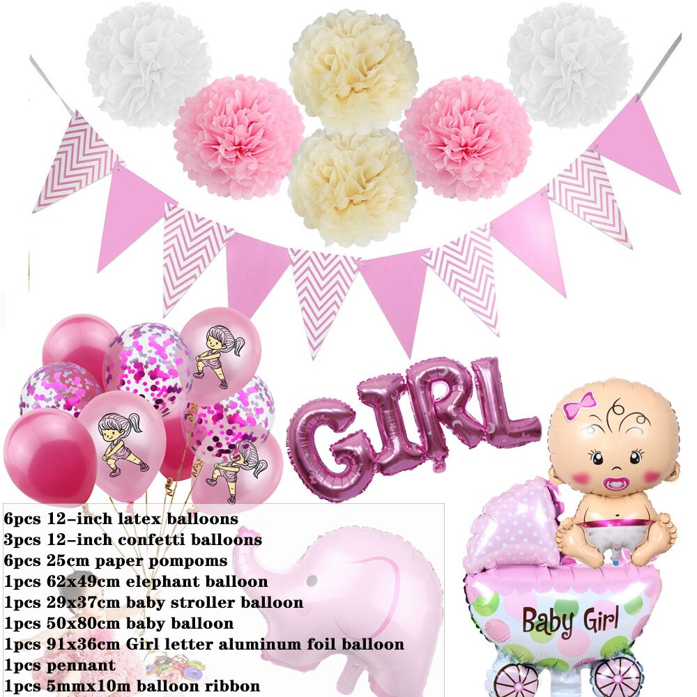 Amawill kön avslöja ballonger set flicka eller pojke gobeläng fest bakgrund tyg baby shower ballong aktivitet dekorationer barn: 6