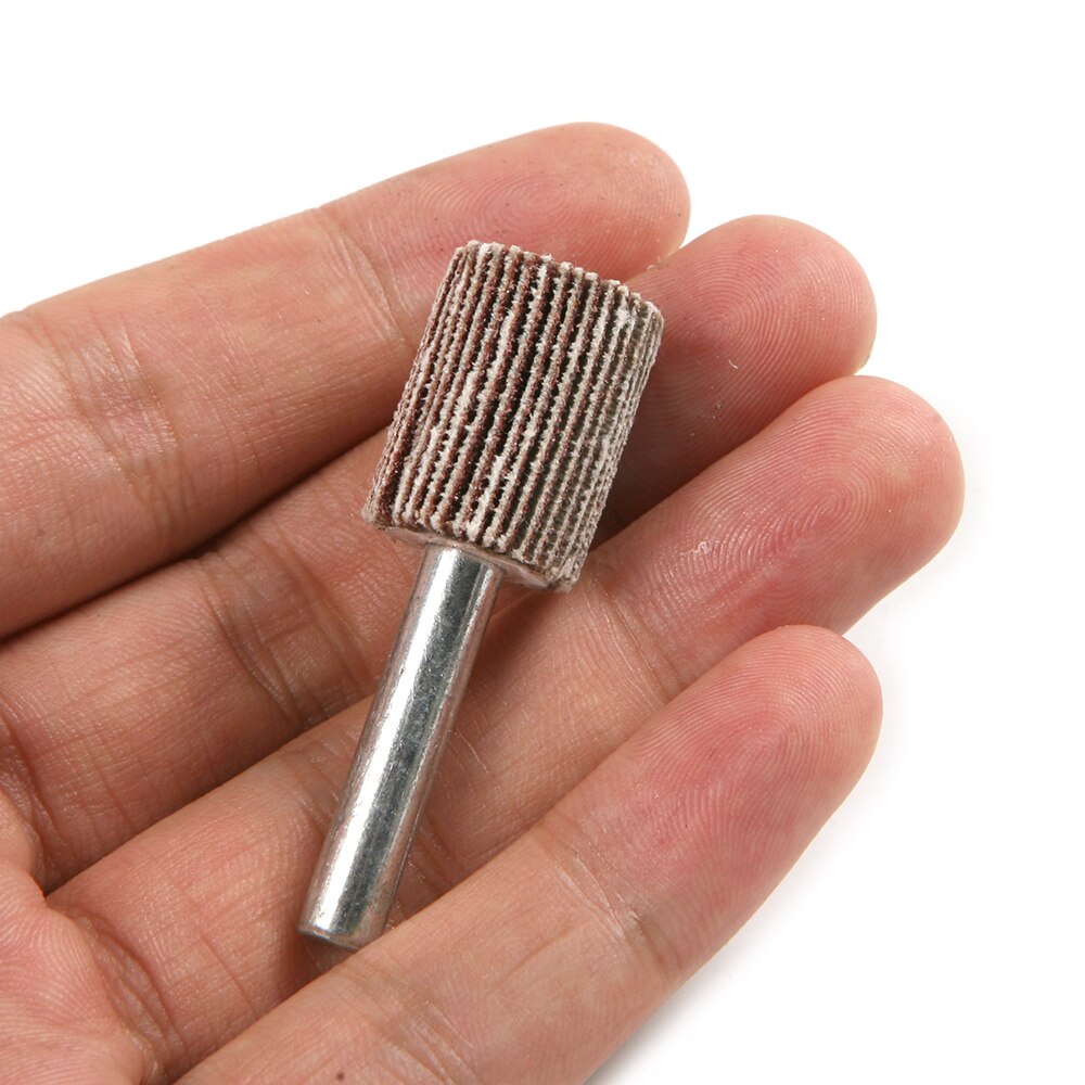 6PCS Grit 80 Flap Abrasive Sanding Wheel Disc For Rotary Tool Dia 15/25mm