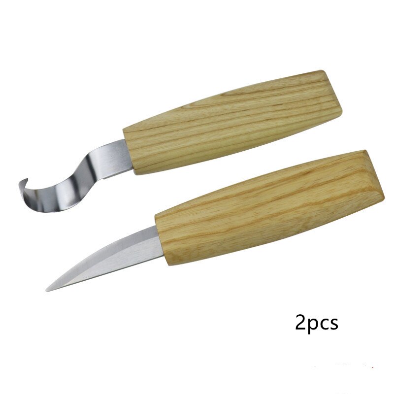 Dłuto robić drewna dłuto narzędzia stolarskie zestaw robić obróbki drewna rzeźbione w drewnie zestaw ręczne rzeźbione dłuto nóż ostre krawędzie DIY: 2szt
