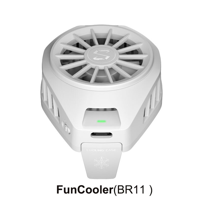 Original Black Shark 3 Pro 2 Pro FunCooler liquid Cooling Fan RGB Cool Light For xiaomi for samsung for iphone Phone Cooler fan: White FunCooler