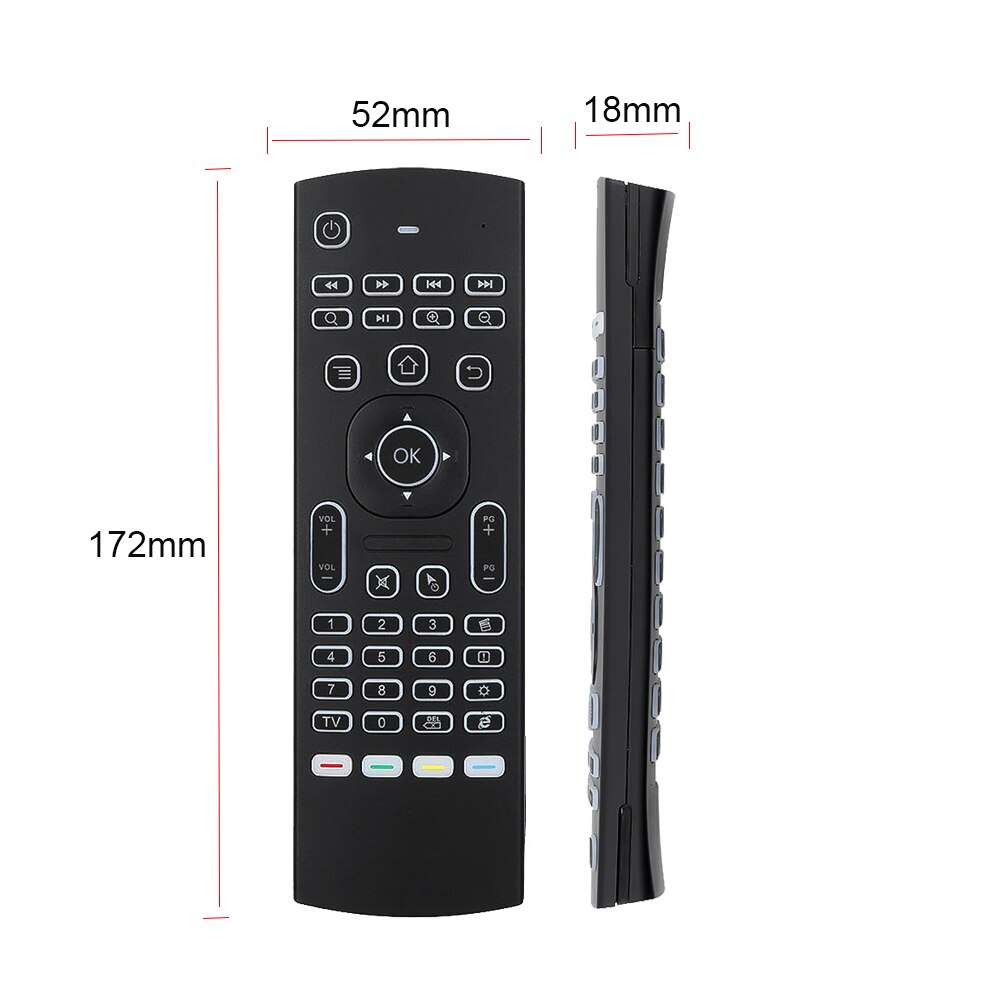 MX3 Smart Voice Remote Control Air Mouse Backlit MX3 2.4G RF Wireless Keyboard IR Learning For Android 9.0 TV BOX X96 H96 MAX