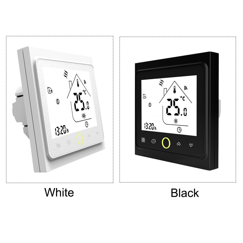 3A Smart Temperature Controller for Water Heating WiFi Thermostat with Touchscreen LCD Display Weekly Programmable Energy Saving