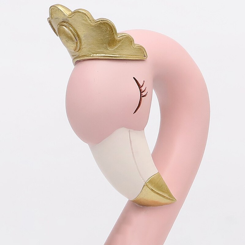 Symbole de Couple de flamands roses de cygne nordique, décoration créative pour la maison, salon, chambre à coucher, décoration de Table