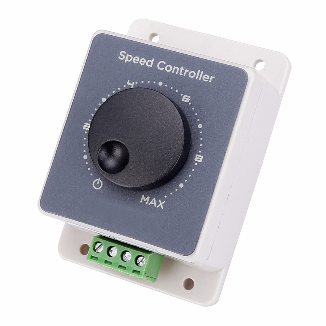 12V 24V 48V 20A DC Motor Speed Controller Regulator 5%-100% Adjustable Speed Controller Regulator Switch Durable