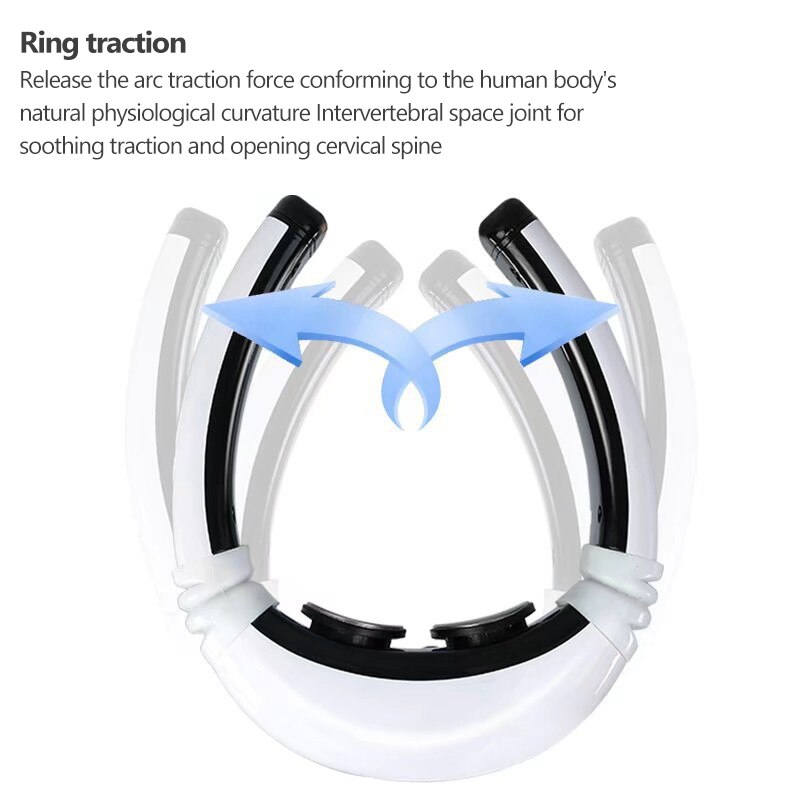 Smart Shoulder Neck Massager Electric Neck Massage Health Care Relaxation Three Heads Relieve Stress Fatigue Pain Relief tool