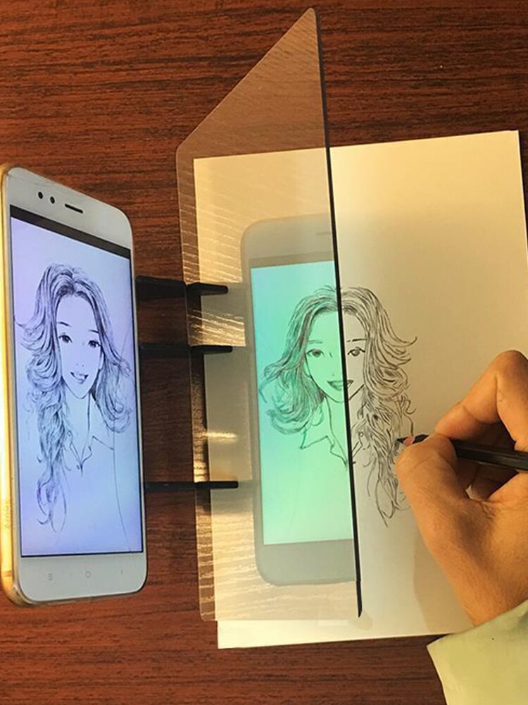 Drawing Board Optical Draw Projector Painting Reflection Tracing Line Table Drawing Storage