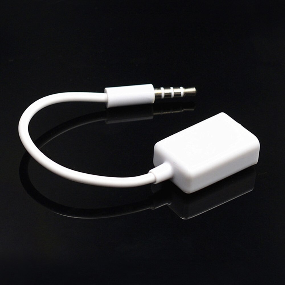 Male To Female 3.5mm Jack Aux Cable Plug Male Connector Adapter Audio Car Converter