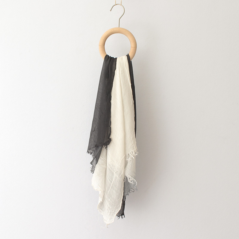 Foulard ombré Modal pour femmes, léger, froissé, en coton au toucher, châle, enveloppe de plage, dégradé de couleur 100% x 75, 200