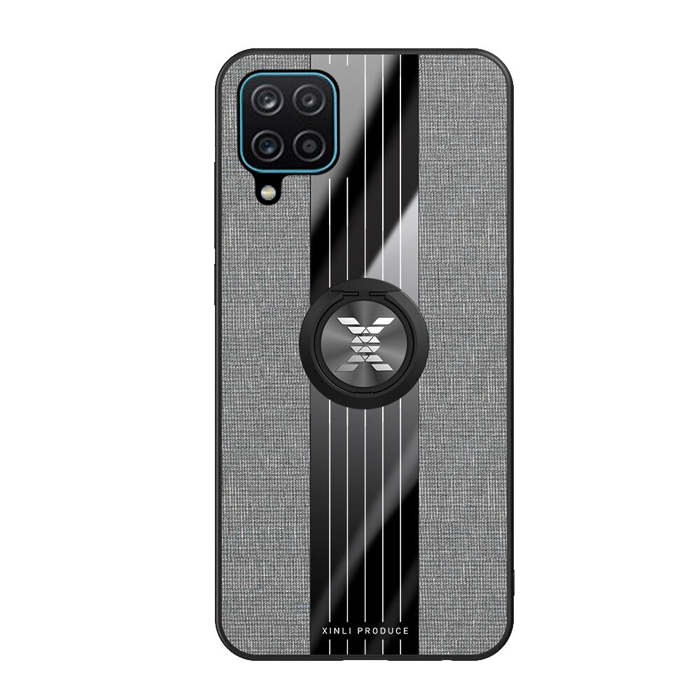 Funda de silicona híbrida + TPU para Samsung Galaxy A12, A12, A125F, A125: Gray