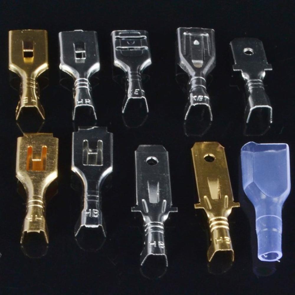 150 Pcs/Box Auto Parts Cold-Pressed Terminal Box Male And Female Docking Combination Set Connect Internal Wiring