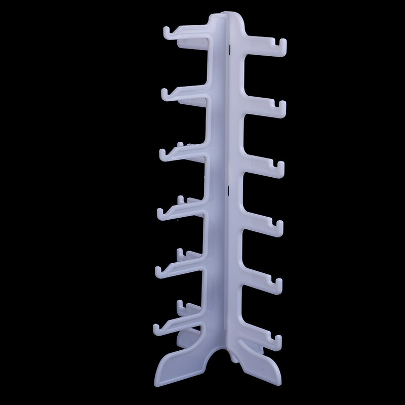 1pc plast 6 par glasögon ram stativ glasögon solglasögon display hållare hylla smycken klädtillbehör organisatör