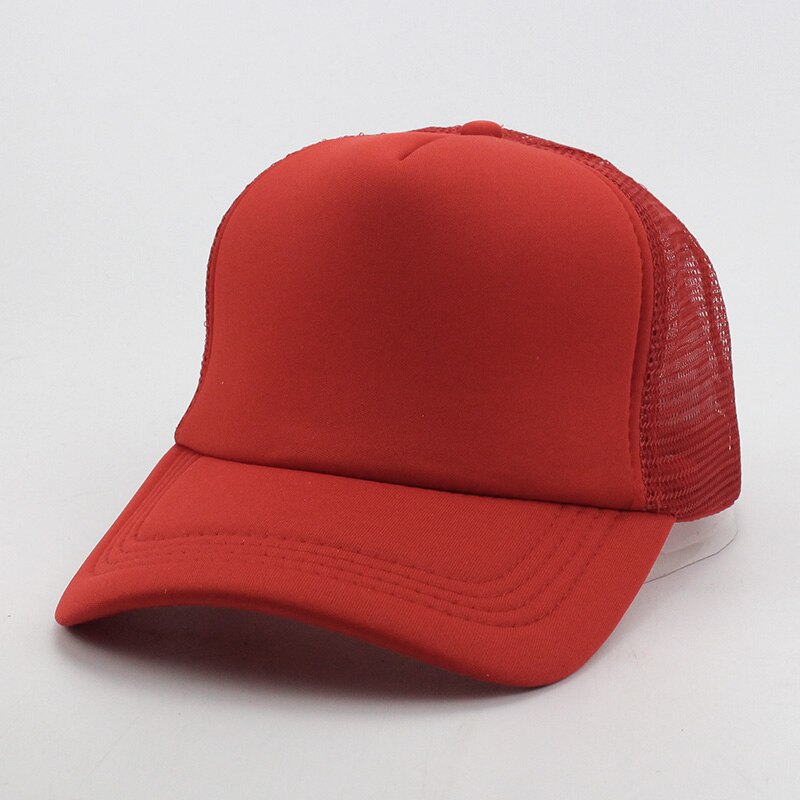 Casquette Hip Hop couleur unie respirante | Casquettes de Baseball, casquettes d'été, Casquette de camionneur femmes et hommes, Casquette Gorras,: Red