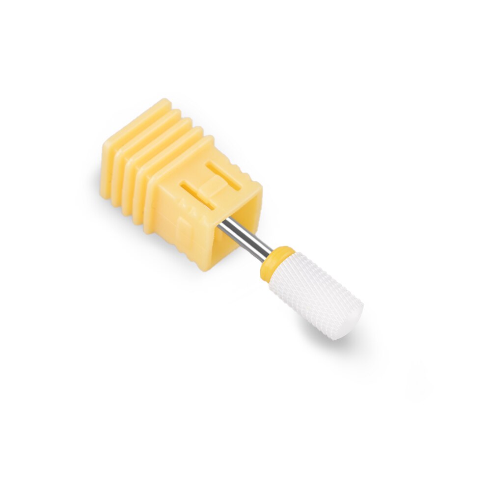 Cilindro grande cilíndrico broca superior lisa-corte transversal-broca de clavo de cerámica-dos direcciones (para uso en todas las manos): XF