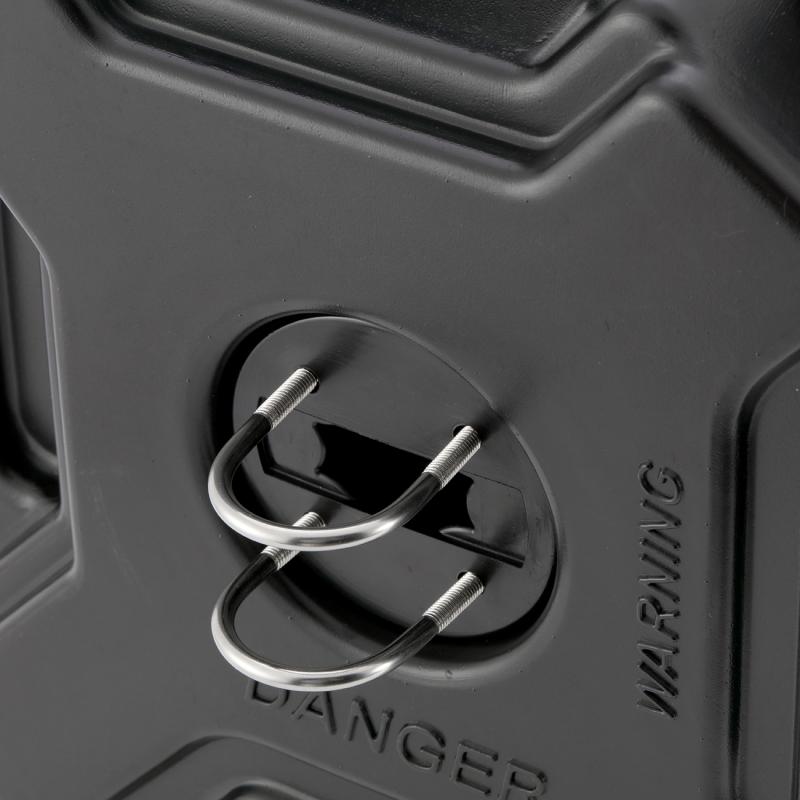 Depósito de combustible de gasolina y diésel Jerry Can, 5L negro de contenedor de aceite, repuesto de motocicleta, tanque de aceite de gasolina, jarra de combustible de reserva con bloqueo y llave