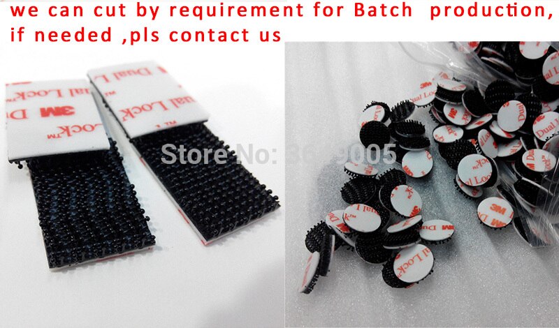 Tipo 400 3 M doppio serratura SJ3551 Nero Fungo VHB adesivo Richiudibile fissaggio nastro