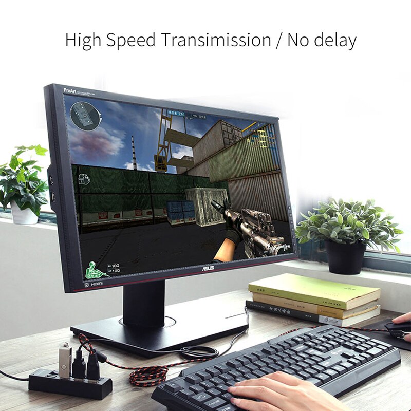 OUSU Hoge Snelheid 5G 4 7 Poorten USB Splitter mini Multi USB Hub 3.0 Schakelaar hab USB Hub met power Adapter Computer PC Accessoires