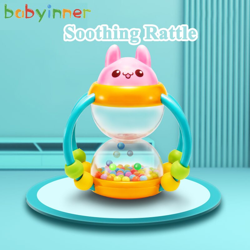 Babyinner Baby Rasseln Blume Korb Sanduhr Rassel Baby Spielzeug ÜSpund Finger Flexibilität Pädagogisches Spielzeug für 13-24 Monate