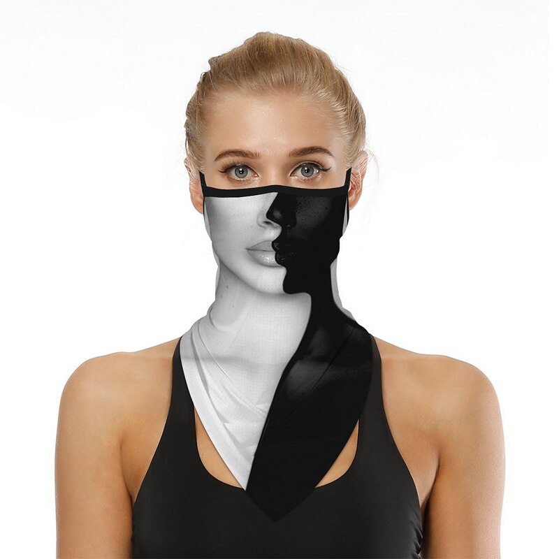 Halloween Clown Print 3D Balaclava Magic Scarf Outdoor Sports Bandanas Ski Fishing Cycling Hiking Mask Neck Scarf: 1