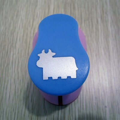 (2.5cm) Wave Circle Balloon Shape Craft Craft Scrapbooking Machine School Paper Cutting Cutter Puncher Eva Hole Punch Embossing: Cattle