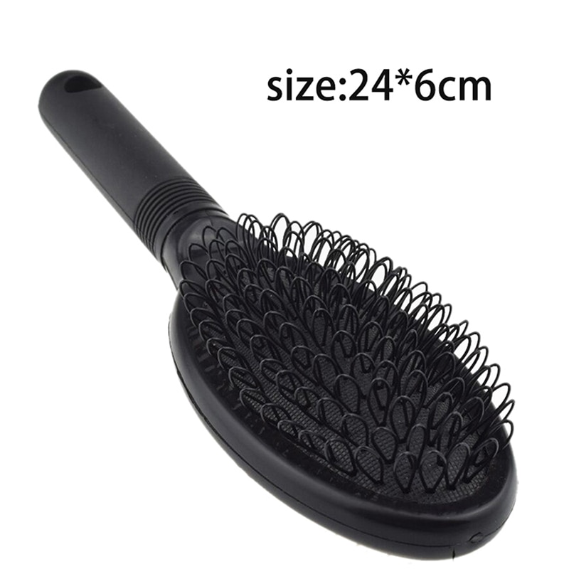 Cepillo de bucle de una pieza para extensiones de cabello, masaje de cabeza, peine de peluca antiestático para pelucas, pelo rizado, pelo liso, pelo largo y corto