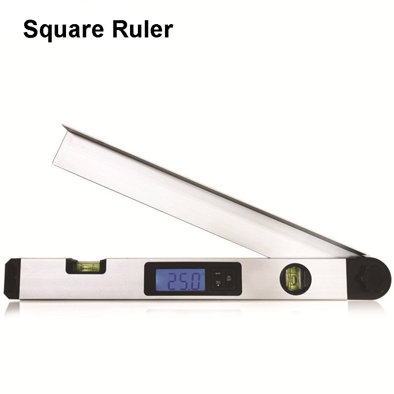 ZK30 Digital Angle Finder Gauge 0-230 Degree Protractor Ruler Miltre Angle Finder With LCD Display Spirit Level Back-Light