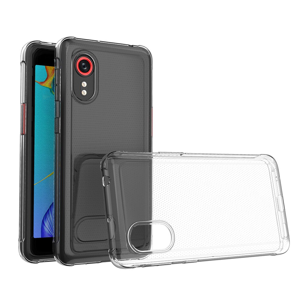 klar Telefon fallen für Samsung Galaxis Xcover 5 Kamera Schutzhülle Weiche TPU transparent Stoßfest Zurück Abdeckung Xcover5 Funda Tasche