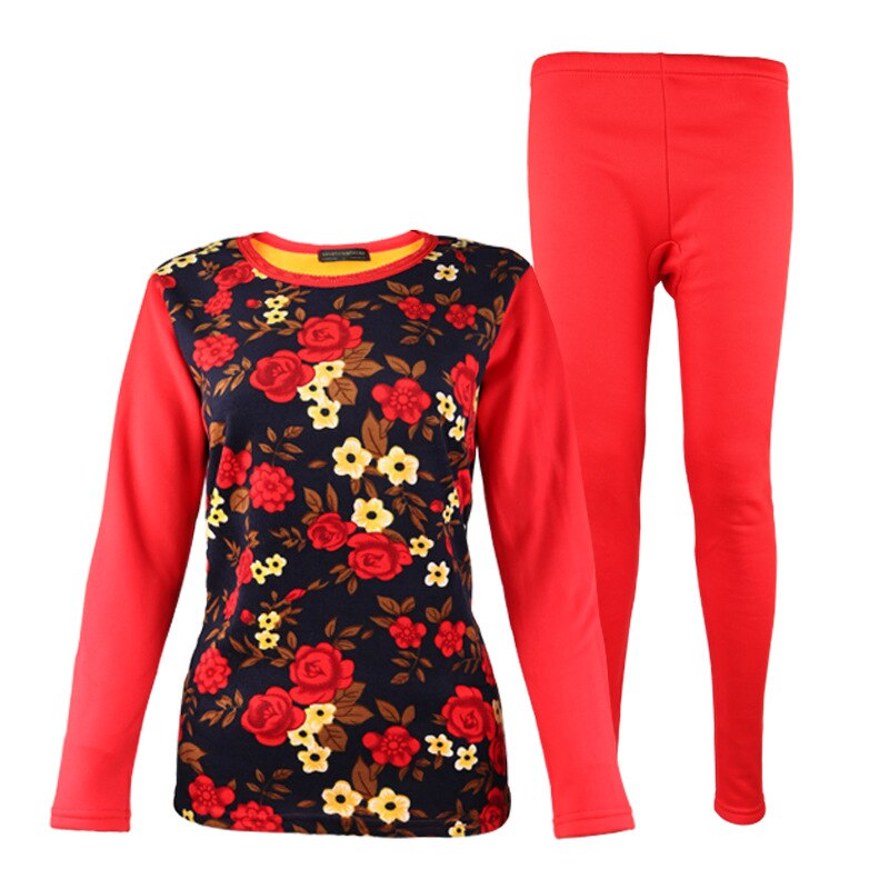 Dames slankmakende lange onderbroek winter thermische set warme kleding voor vrouwen winterkleding dames effen thermisch ondergoed
