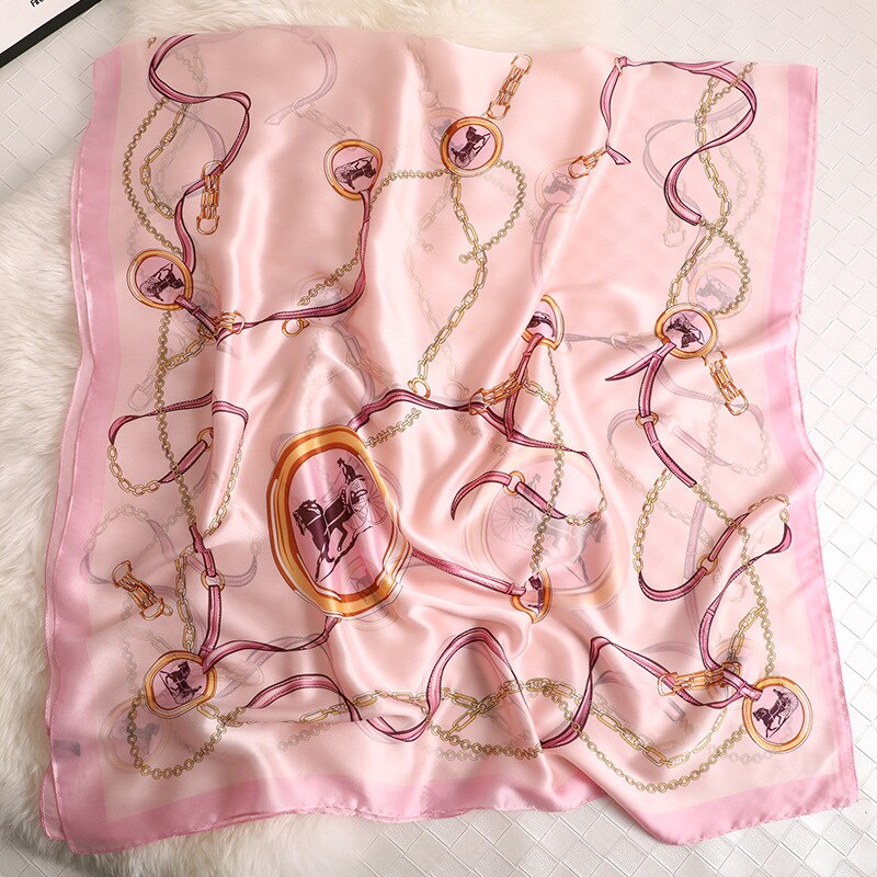 Høst 100%  silkeskjerf dame luksusmerke belter sjal og omslag foulard femme bandana mujer pluss størrelse 180cm