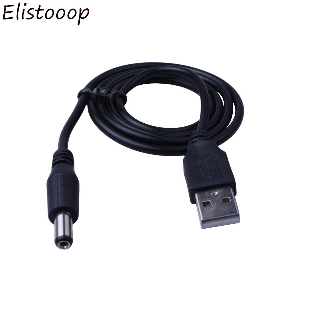 Connecteur de câble d&#39;alimentation USB vers DC 5V, 5.5x2.1mm, chargeur pour petits appareils électroniques, câble d&#39;extension USB, accessoires électroniques