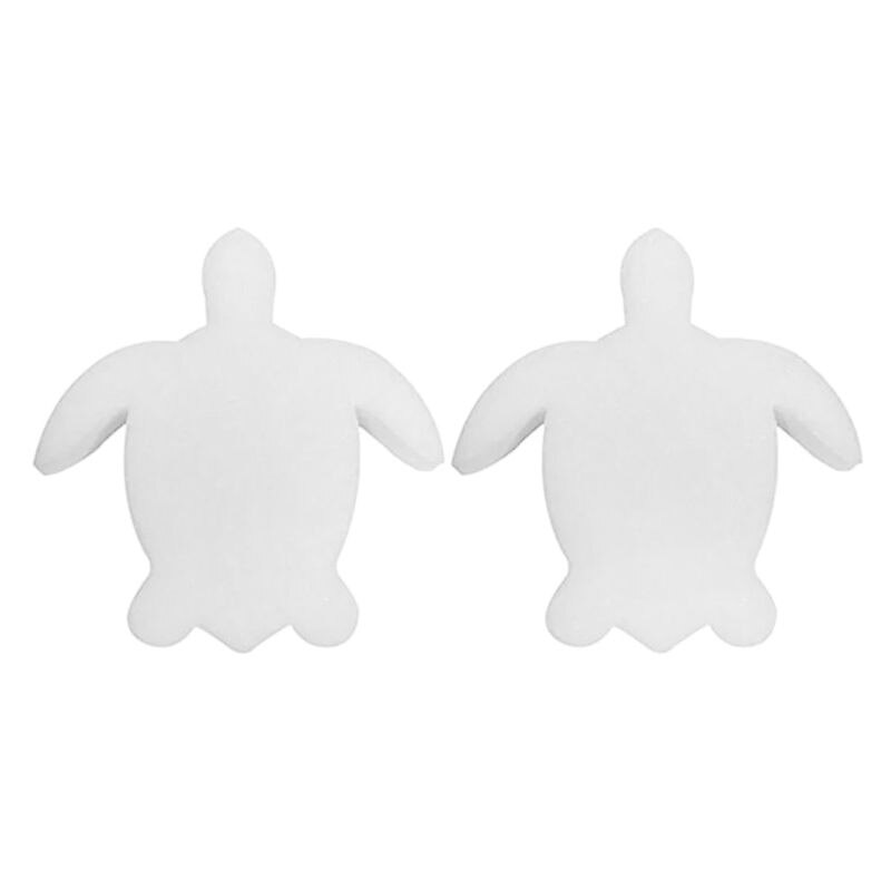 10 pièces tortue forme piscine mousse éponge filtre baignoire Spa huile absorbant boue outil de nettoyage