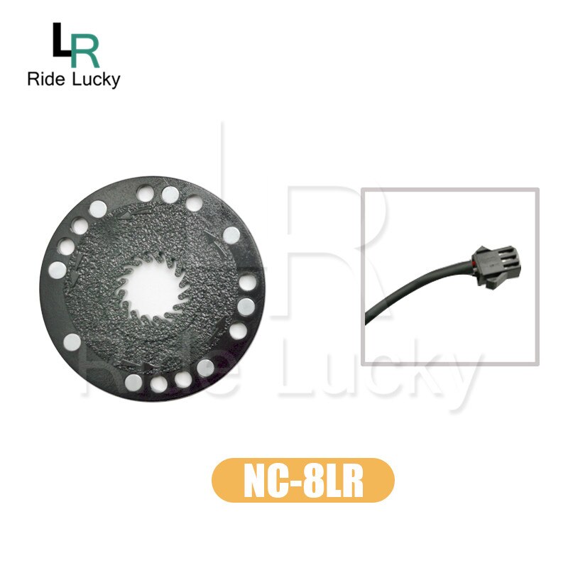 Ebike Waterproof Normal connector Plug PAS Pedal Assist Sensor Double hall 12 Magnets V12 D12 Left Side PAS System: SM BZ5 8 signal