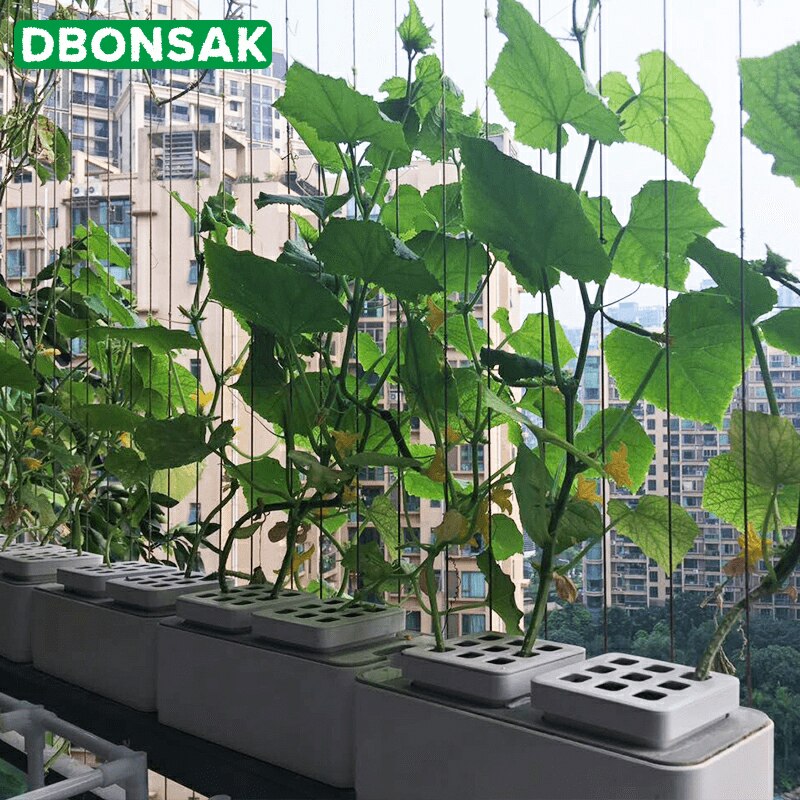 Hydroponisk odlingsutrustning jordfri odling planteringslåda intelligent kontroll blomkruka desktop grönsaksodlingslåda