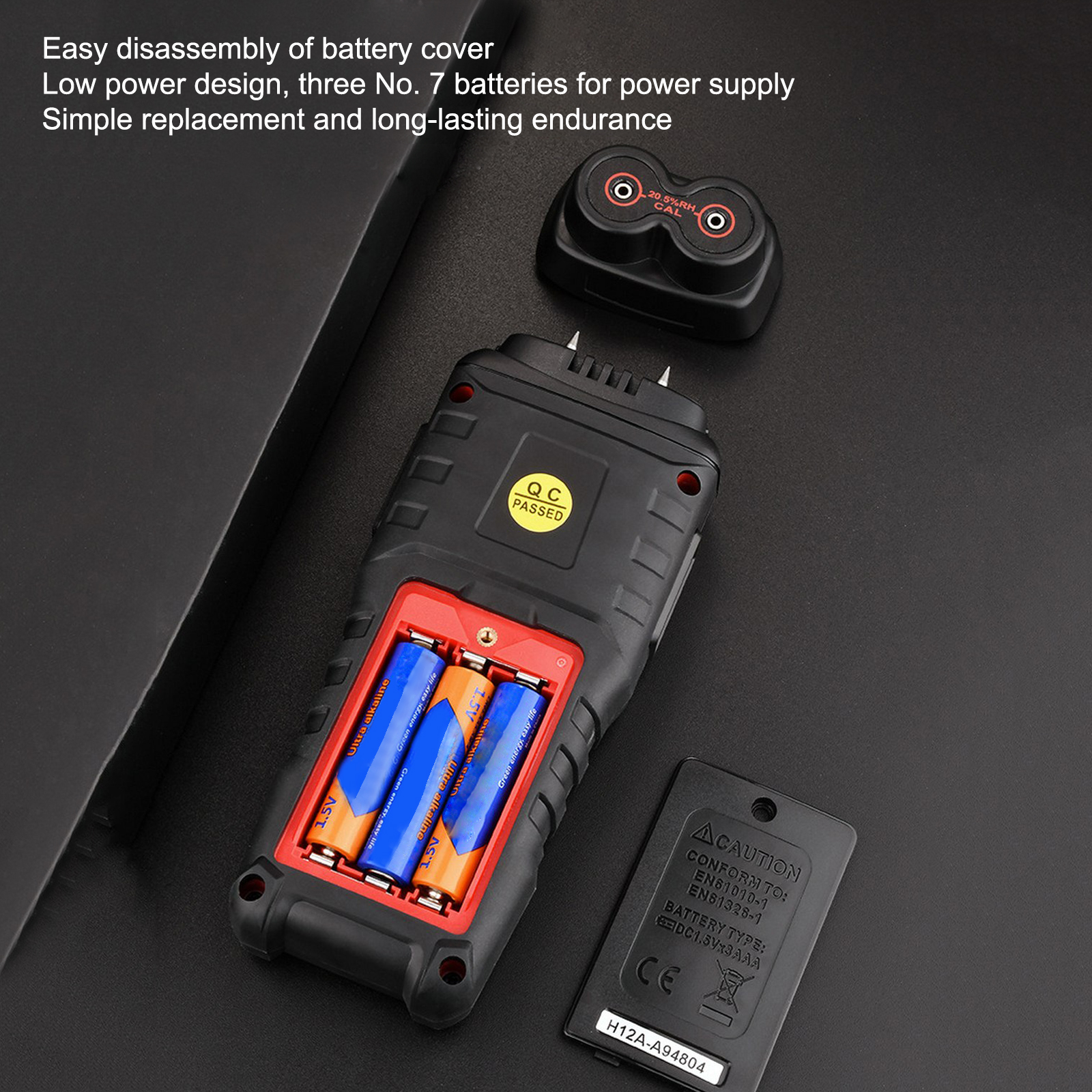 Two Pins Digital Wood Moisture Meter Analyzer Paper Humidity Tester Wall Hygrometer Timber Damp Detector