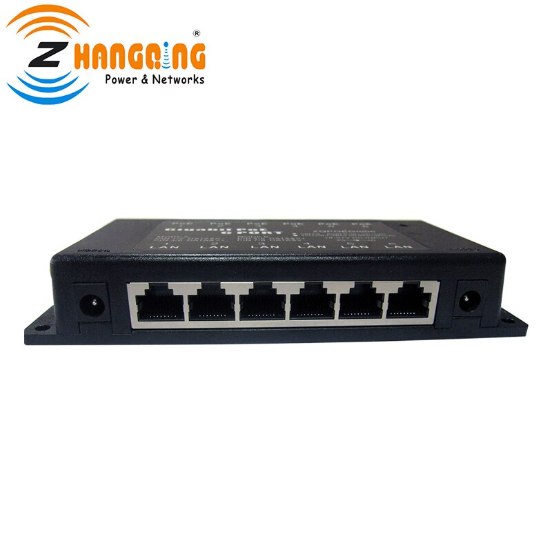 Gigabit PoE Injector 48V 24V 802.3af/at PoE Panel Ethernet To Any Switch IP Camera IP Phone