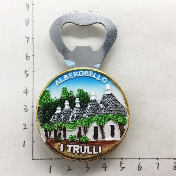 Italy Venice Fridge Magnets Italian Taormina Roma Firenze Alberobello trulli Lion Tourism Refrigerator Magnetic Stickers Decor: bottle opener