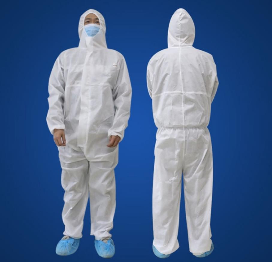Vita engångsoveraller skyddskläder målare overaller kostym hazmat kostym skyddskläder labbrockar xl -3xl