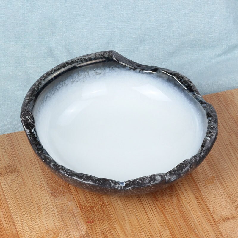 Cuenco de cerámica , vajilla de cocina, plato de Sushi, platos Sashimi, plato de cena, platos de ensalada, cuencos de comedor, bandeja de comida decorativa: A1-22.5x22x6.5cm