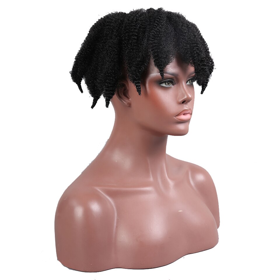 LVHAN-trenzas Marley cola de araña, peluca de Caterpillar, fibra de Coco esponjosa, extensiones de cabello de ganchillo, Pelo Rizado pequeño