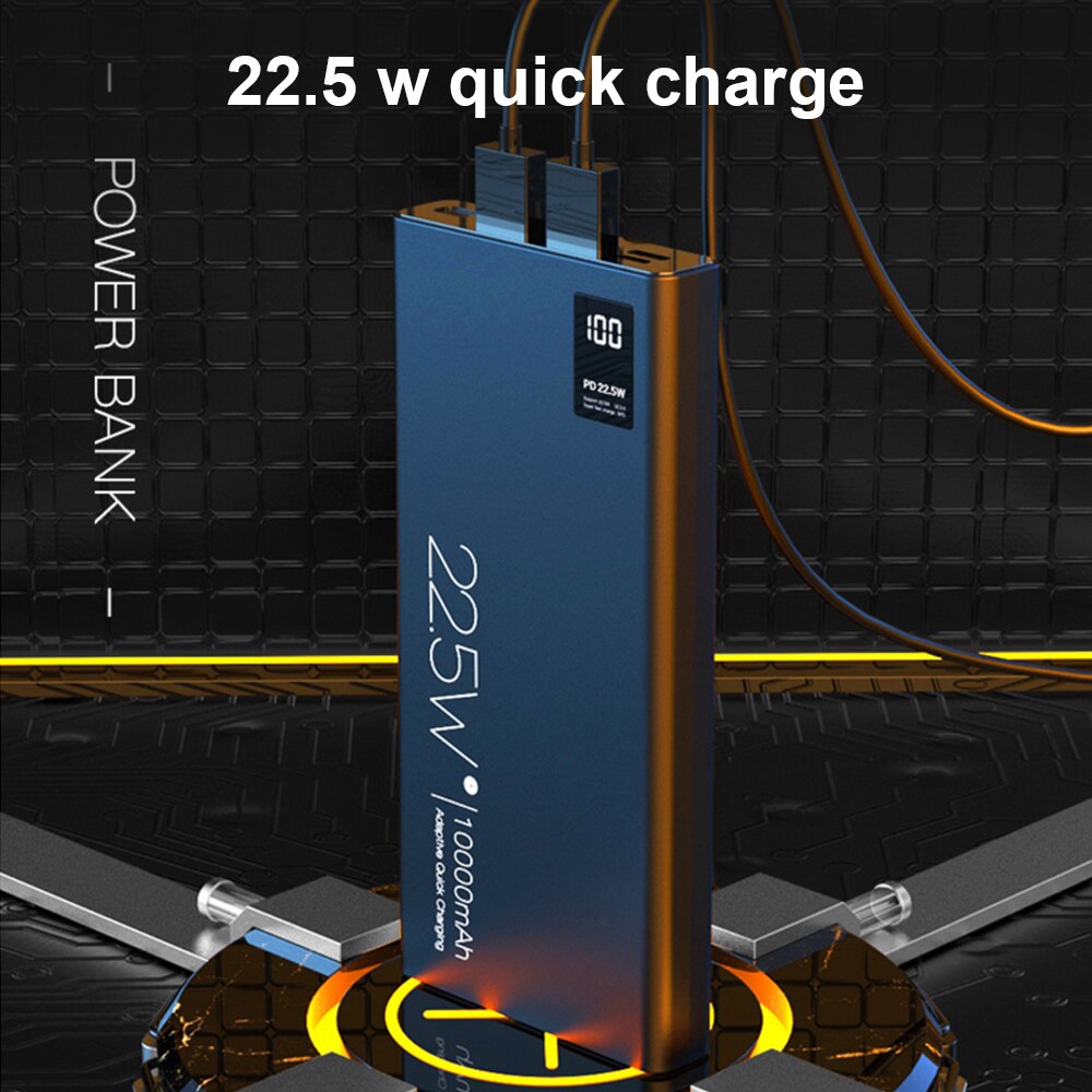 Floveme 22.5W Digitale Display Power Bank Voor Huawei Pd Ultra-Dunne Snel Opladen Power Bank 1000mAh20000 Mah Dual usb Snel Opladen