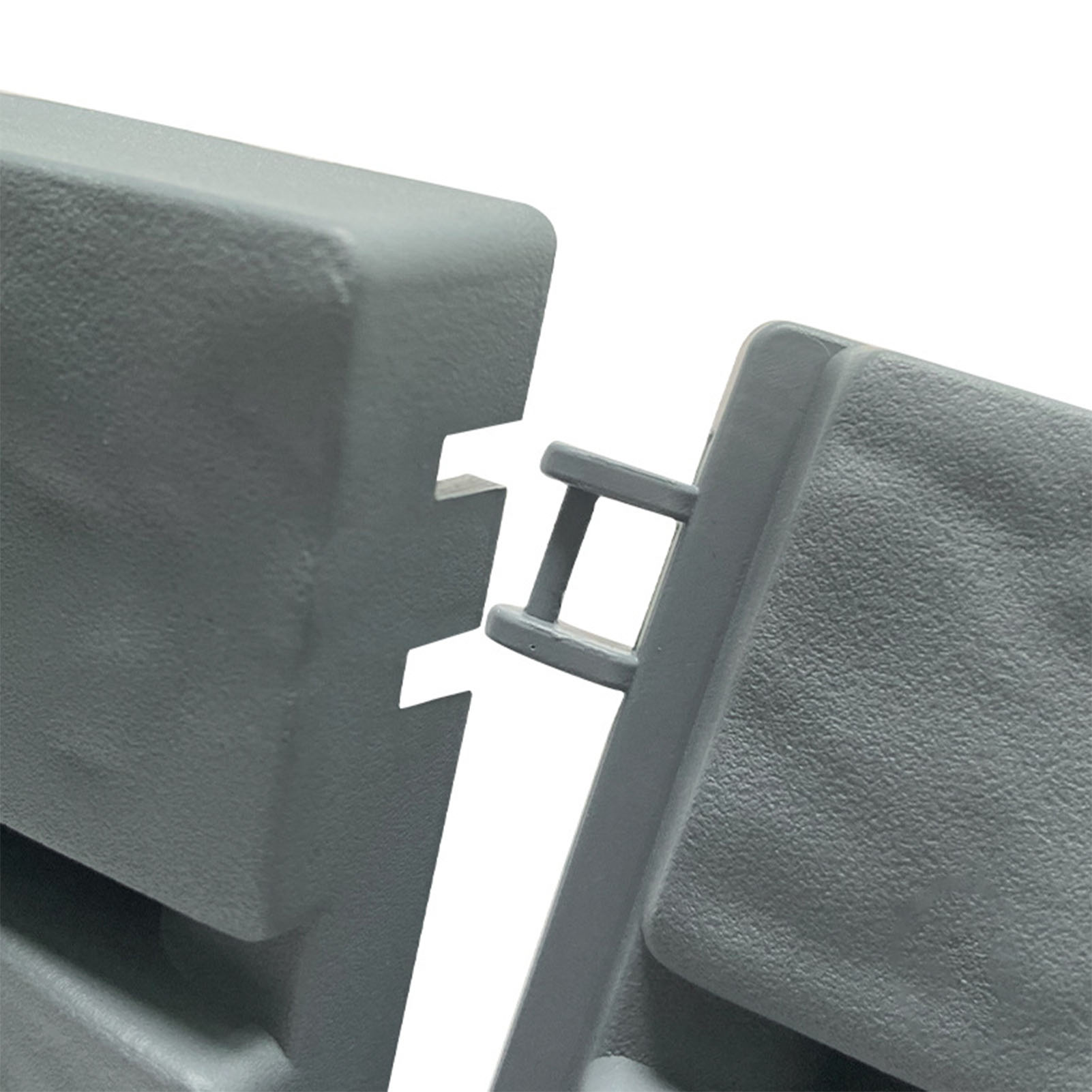 4PCS Garden Fence Edging Plastic Brick Effect DIY Plastic Lawn Edging Plant Border Decoration For Garden Landscape Decoration