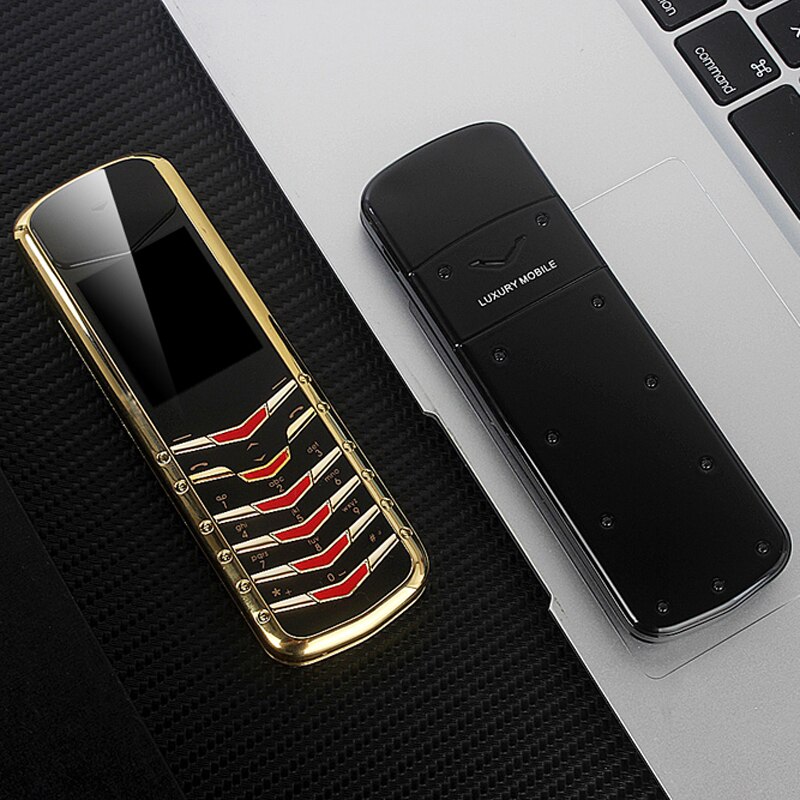 Barra di sblocco del telefono di Vendita di Lusso Di contralto Livello K6 BT Quadrante Cassa del Metallo doppio Sim Firma design Classico Russo Chiave Greco Memu nessuna Fotocamera