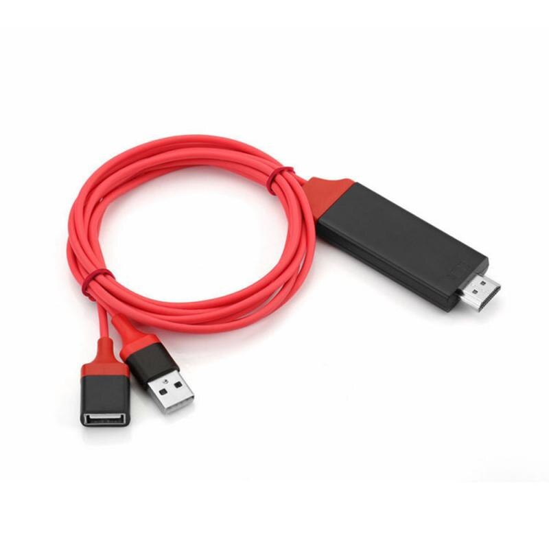 HDMI Mirroring Cable Phone To TV HDTV Adapter For MacBook For Samsung For Huawei 1080P Plug And Play Full 1080P HD